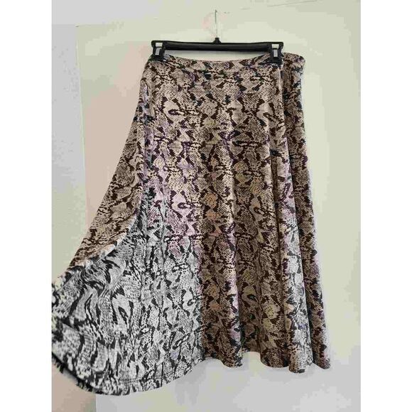 Michael Kors Snakeskin flowy skirt: Balletcore,  essential,  flattering, minimal - Picture 1 of 7